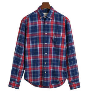 GANT Regular Fit Checked Flannel Shirt